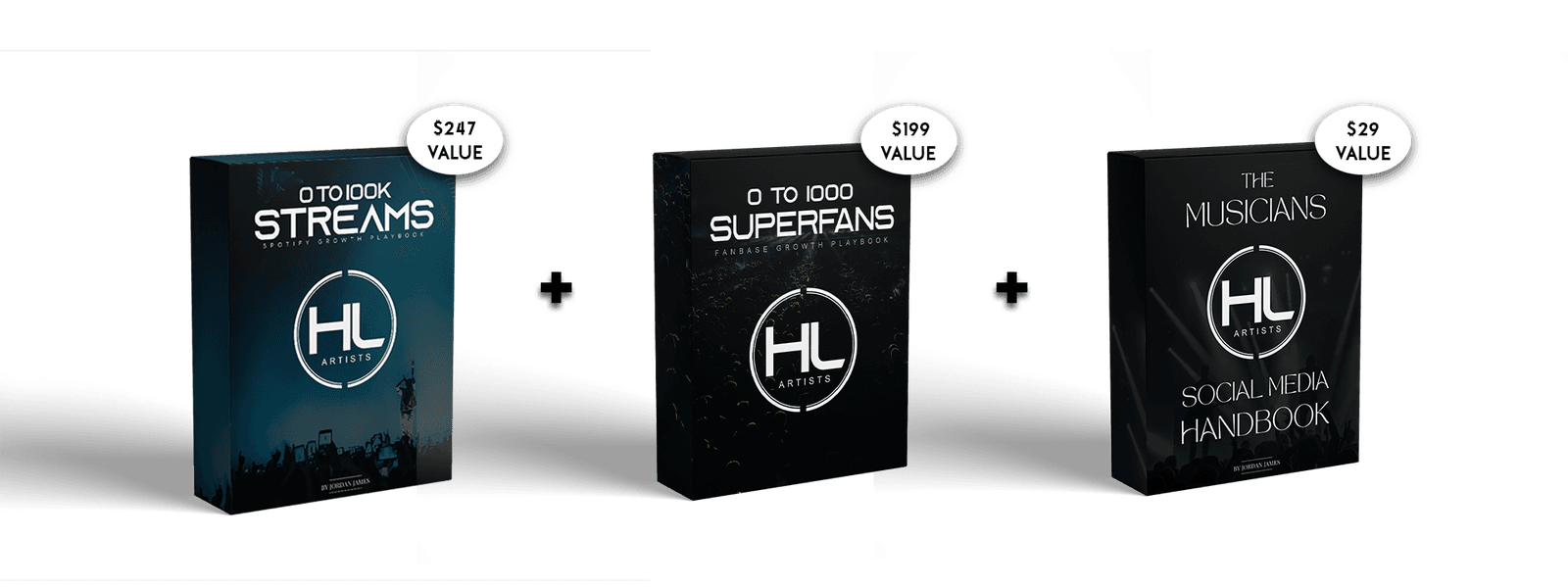 0 to 100K Streams + 0 to 1000 Superfans + Musician's Social Media Handbook bundle